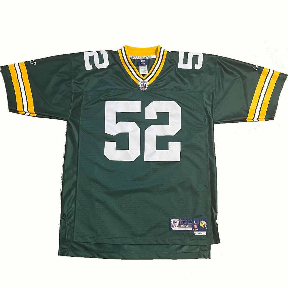 Reebok On Field Clay Matthews Green Bay Packers NFL Jersey #52 Size L